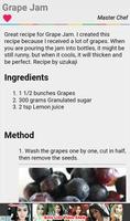 Grape Jam Recipes 📘 Cooking Guide Handbook captura de pantalla 2