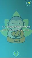 Happy Buddha - Quotes الملصق