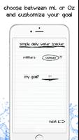 Simple Daily Water Tracker- Fun Hydration Reminder capture d'écran 2