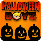 Halloween Boys Run Zeichen