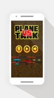 Plane vs Tank Affiche