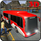 Commercial Bus City Driving 3D icono