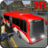 Commercial Bus City Driving 3D ikon