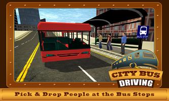 Commercial Bus City Driving 3D syot layar 1