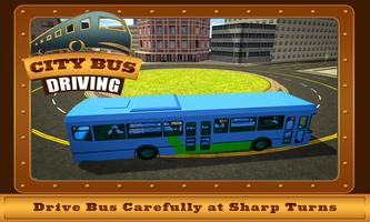 Commercial Bus City Driving 3D captura de pantalla 2