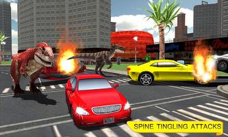 Dino Simulator City Rampage 3D اسکرین شاٹ 2