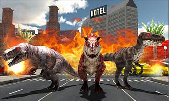 Dino Simulator City Rampage 3D screenshot 3