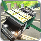 Flying Garbage Truck Simulator иконка