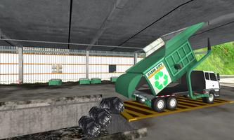 Flying Garbage Truck Simulator syot layar 3