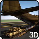 Military Transport AirCraft 3D آئیکن