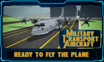 Military Transport AirCraft 3D پوسٹر