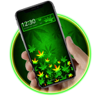 Green Weed Gravity Theme icône