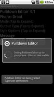 Pulldown Editor Affiche