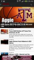Aggie Sports Page screenshot 1