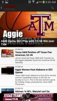 Aggie Sports Page captura de pantalla 1