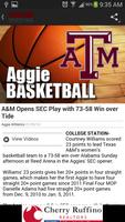 Aggie Sports Page captura de pantalla 2