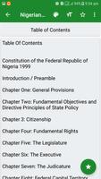 Latest Nigerian Constitution capture d'écran 1