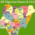 All Nigerian States & Local Government Areas icône