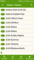 All Nigerian States & Local Government Areas capture d'écran 2