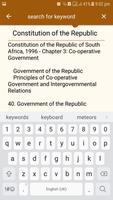 South Africa Constitution 1996 ( 4 Languages) capture d'écran 3