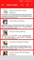 Malva Pudding Recipes-poster