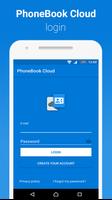 PhoneBook Cloud-Contact Backup Affiche