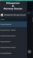 Eliteserien and All Norway Soccer leagues 海报