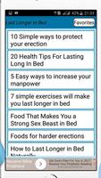 How to Last Longer in Bed پوسٹر