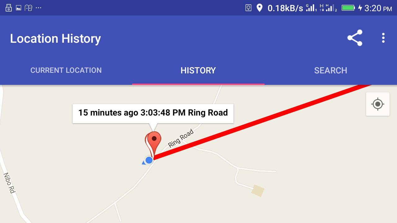 История местоположение google