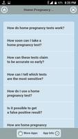 Home Pregnancy Tests poster