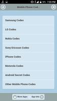 Mobile Phone Codes 海报