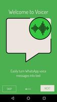 Voicer for WhatsApp poster