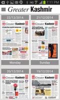 Greater Kashmir Epaper capture d'écran 1