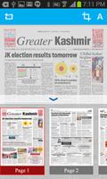 برنامه‌نما Greater Kashmir Epaper عکس از صفحه