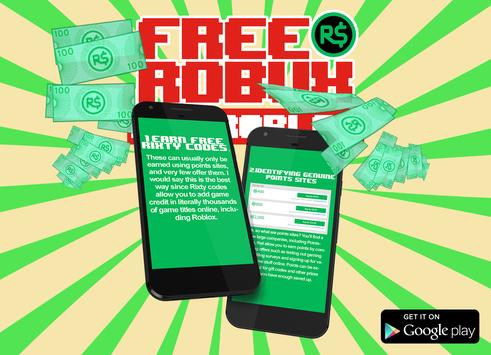 Download Guide For How To Get Free Robux For Roblox Apk For Android Latest Version - how to make robux free 2018
