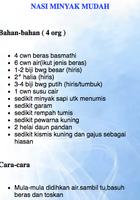 RESEPI NASI MINYAK BEST 2020 تصوير الشاشة 2