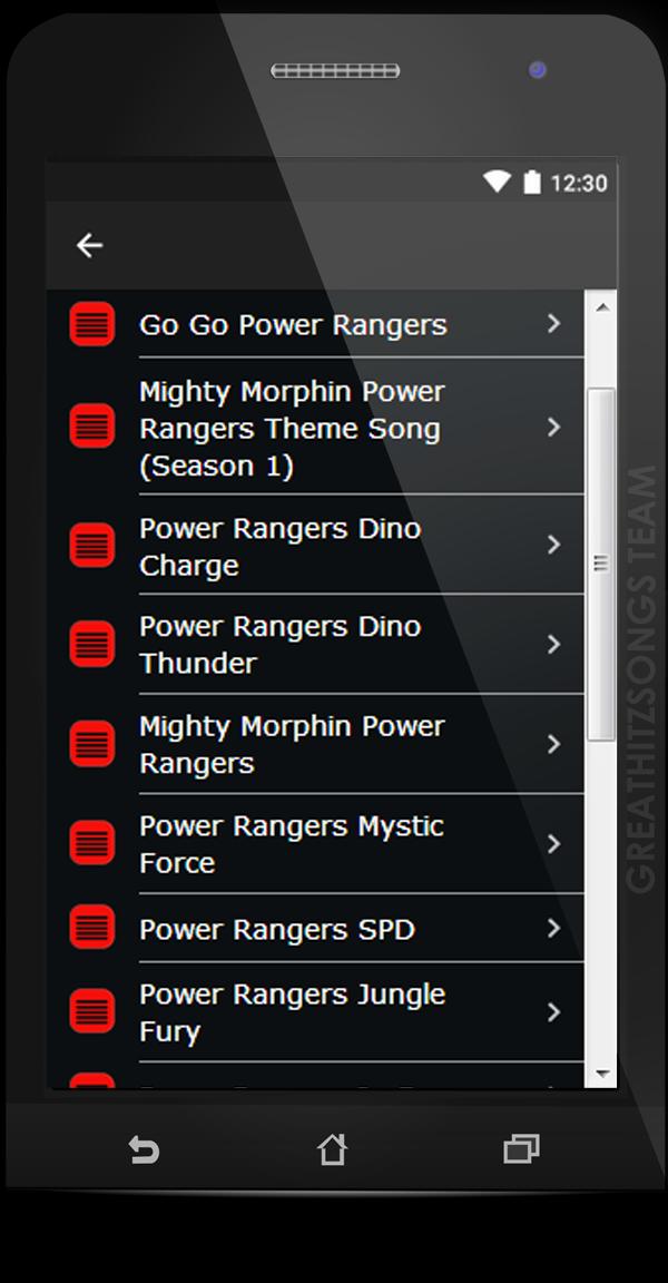 Power Rangers Songs Lyrics Update For Android Apk Download