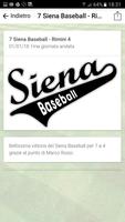 Siena Baseball Affiche