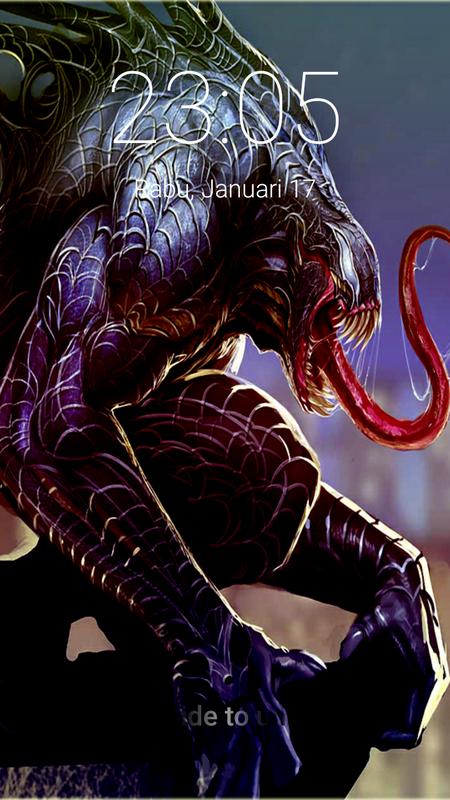 Spider Black Venom Lock Screen For Android Apk Download