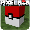 pixelmon go crafting & building: MCPE mod World 3D APK