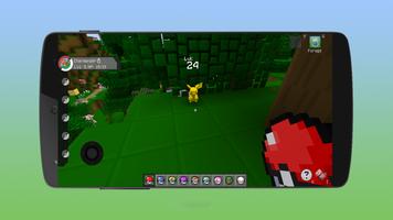 pixelmon go crafting & building: MCPE mod World 3D capture d'écran 3