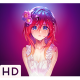Anime Girl Wallpaper HD icône