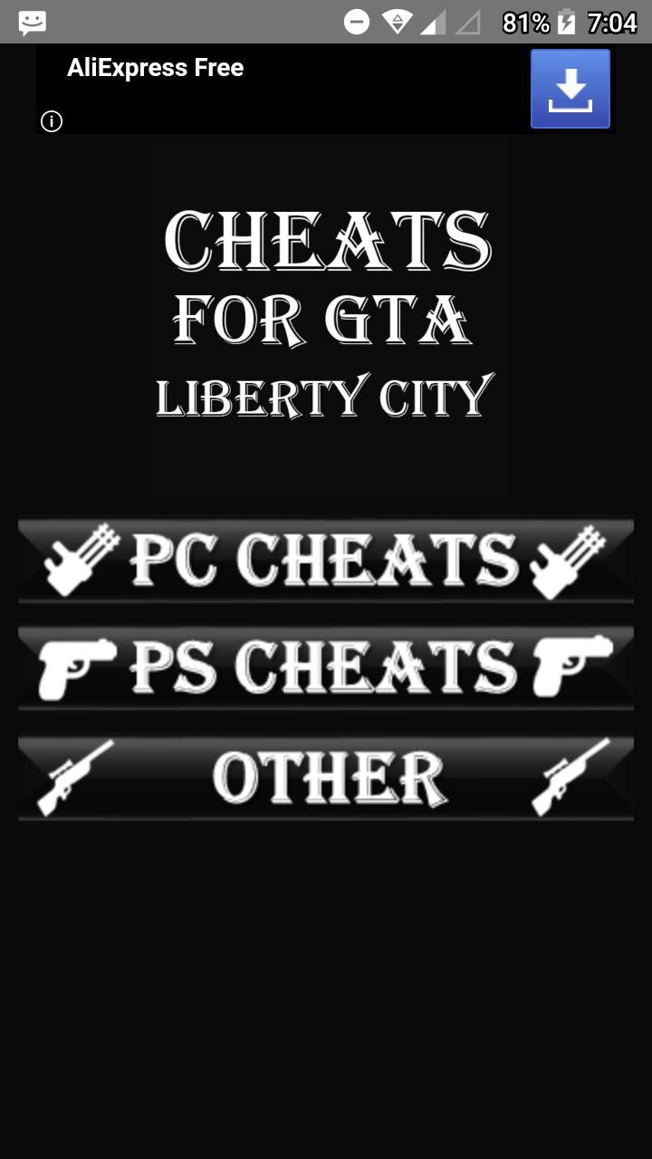 Cheat codes for GTA Liberty City for Android - APK Download