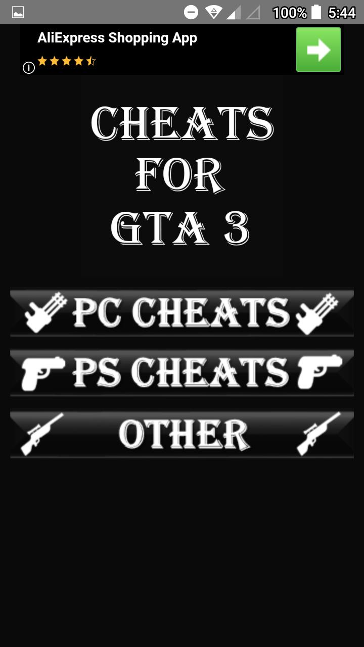 Cheat codes for GTA 3 APK pour Android Télécharger