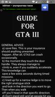 Tips for GTA III capture d'écran 1