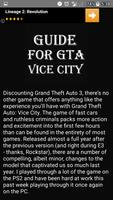 2 Schermata Guide and cheats for GTA Vice City
