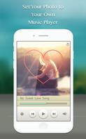 Music Player Photo Album Theme Affiche