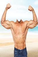 Muscle Man Photo Frame captura de pantalla 1