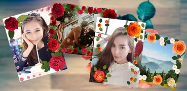 Roses Flower Photo Frame