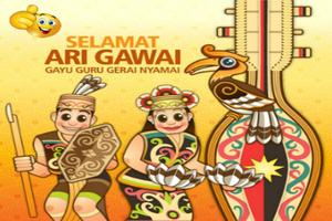 Gawai Dayak Greeting Card скриншот 1